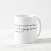 Eine wunderschöne Erinnerung der Intentionalität G Kaffeetasse (VorderseiteRechts)