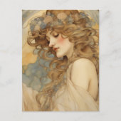 Eine wunderschöne Frau Postkarte (Vorderseite)