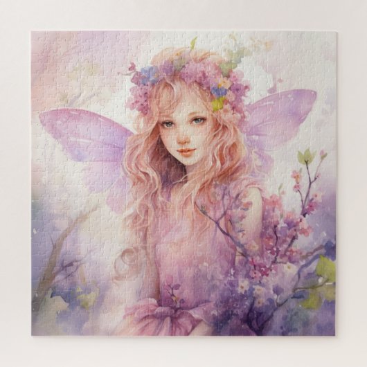 Eine wunderschöne Frühlingsfee Puzzle (Vertikal)