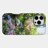 eine wunderschöne Frühlingslandschaft im Garten iPhone Hülle (Rückseite (Horizontal))