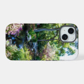 eine wunderschöne Frühlingslandschaft im japanisch iPhone 15 Hülle (Rückseite (Horizontal))