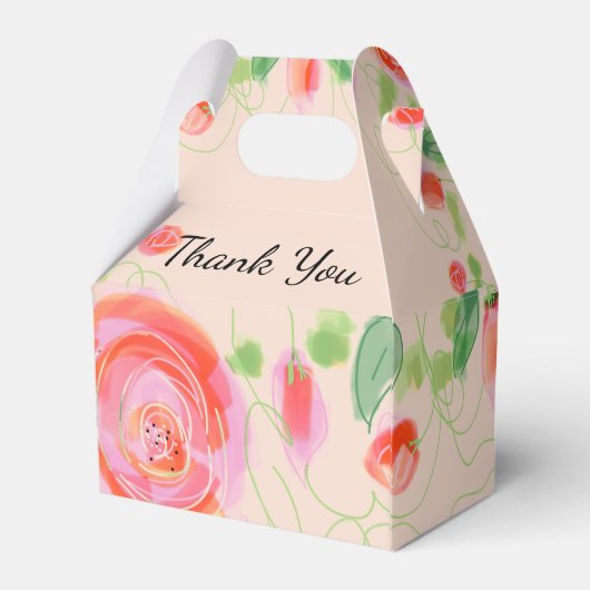 Eine wunderschöne Gästekiste für Hochzeiten Geschenkschachtel (Rückseite)