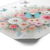 Eine wunderschöne Leinwand für das Kinderzimmer Poster (Ecke)