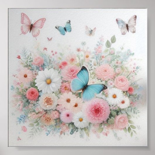 Eine wunderschöne Leinwand für das Kinderzimmer Poster (Vorne)