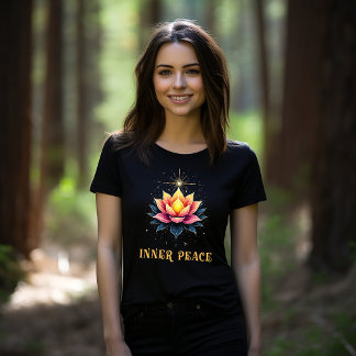 Eine wunderschöne Lotus-Blume im Inneren des Fried T-Shirt