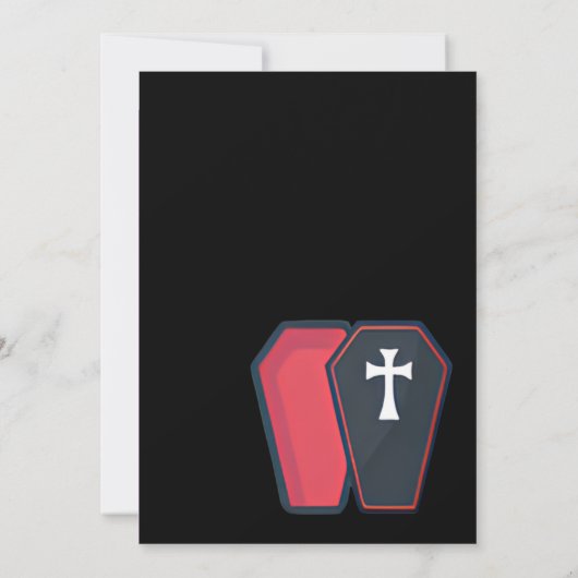 Eine wunderschöne Nacht mit Geistern - Einladung z (Rückseite)