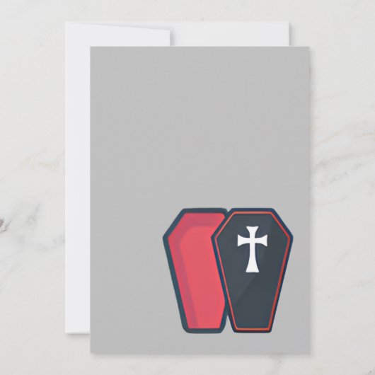 Eine wunderschöne Nacht mit Geistern - Einladung z (Rückseite)