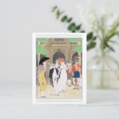 Eine wunderschöne Palais-Ansammlung von Barbier Po Postkarte (Stehend Vorderseite)