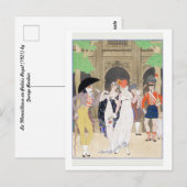 Eine wunderschöne Palais-Ansammlung von Barbier Po Postkarte (Vorne/Hinten)