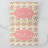 Eine wunderschöne, Personalisierte Flower Geburtst Karte (Innenseite)