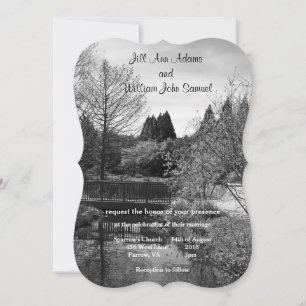 Eine wunderschöne Seeszene für eine Hochzeit Einladung