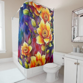 Eine wunderschöne Symphonie von Natur, die Muster  Duschvorhang