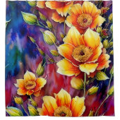 Eine wunderschöne Symphonie von Natur, die Muster  Duschvorhang (Vorderseite)