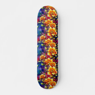Eine wunderschöne Symphonie von Natur, die Muster Skateboard