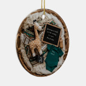 Eine wunderschöne Vintage Schwangerschaftsankündig Keramik Ornament (Rechts)