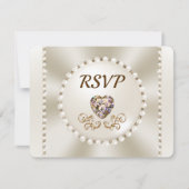 Eine wunderschöne Vorlage für das RSVP-Menü für Ho (Vorderseite)