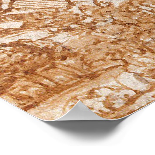 Eine Wüste Leonardo da Vincis (c.1517-1518) Poster (Ecke)