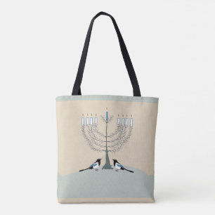 Eine Wüstenglückliche Hanukkah-Tasche Tasche