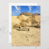 Eine Wüstenoase Feiertagskarte (Vorne/Hinten)