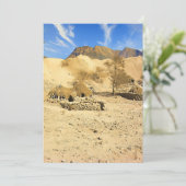 Eine Wüstenoase Feiertagskarte (Stehend Vorderseite)