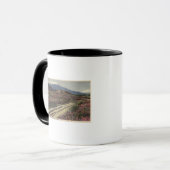 Eine Wüstenstraße durch die Springtime-Blume Tasse (Vorderseite Links)
