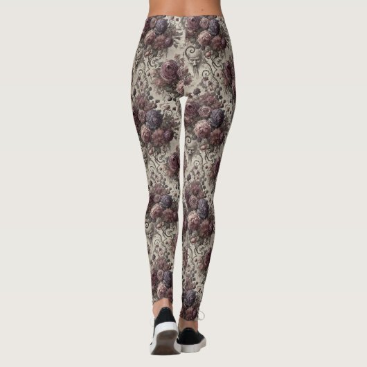 Eine zarte Abstoßung - gotisch Viktorianisch Leggings (Rückseite)