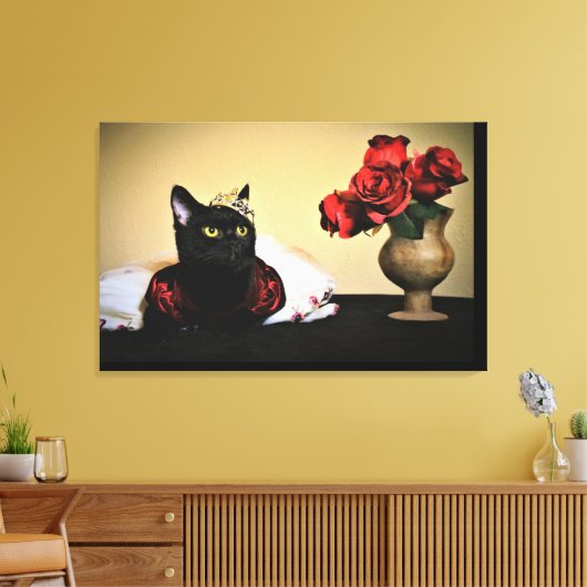 Eine zarte Schönheit Leinwanddruck (Insitu (Wohnzimmer))