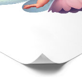 Eine zauberhafte kleine Cartoon Fairy Poster (Ecke)