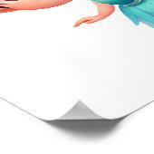 Eine zauberhafte kleine Cartoon Fairy Poster (Ecke)