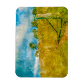 Eine zauberhafte, pastorale Landschaft Magnet (Vertikal)