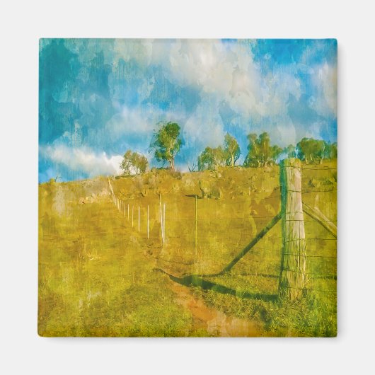 Eine zauberhafte, pastorale Landschaft Magnet (Vorne)