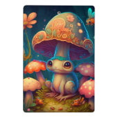 Eine zauberhafte Pilzfrösche-Zwischenwand Mini Klemmbrett (Rückseite)