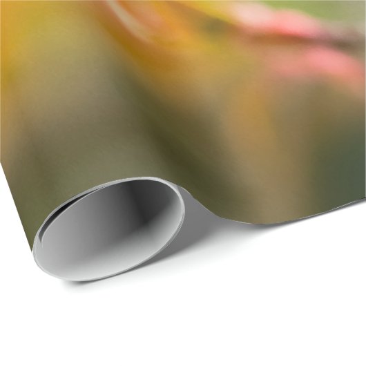 Eine zauberhafte Sakura-Blume auf einer Twig im Fr Geschenkpapier (Rolleneckpunkt)