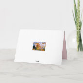 Eine zauberhafte Sakura-Blume auf einer Twig im Fr Karte (Rückseite)