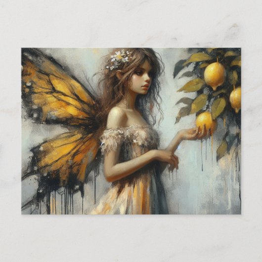 Eine zauberhafte Zitronenpflücke Postkarte (Vorderseite)
