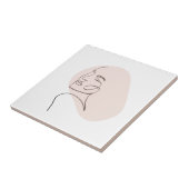 Eine Zeichnend Frauengesicht Fliese (Seite)