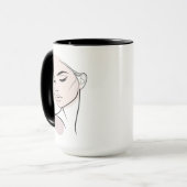 Eine Zeile Frauenfeld Zeichne No3 (mit Farbe) Tasse (Vorderseite Links)