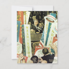 Eine Zeit der Großzügigkeit 1964 Norman Rockwell Feiertagskarte