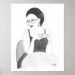 Eine Zeit des Kaffees Poster