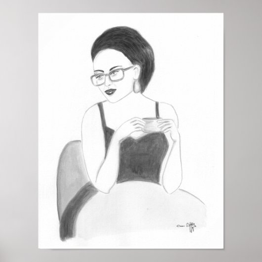 Eine Zeit des Kaffees Poster (Vorne)