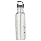 Eine Zeit für alles - Ecclesiaste 3: 1-8 Edelstahlflasche (Rückseite)