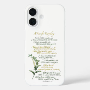 Eine Zeit für alles - Prediger 3: 1-8 iPhone 16 Hülle