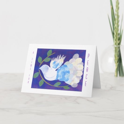 "Eine Zeit für Friedens" Karte (Vorderseite)