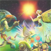 Eine Zeit, in der Ölgemälde in Umlauf gebracht wer Aufkleber (Vorderseite)