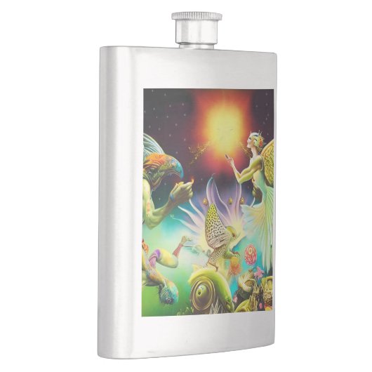 Eine Zeit, in der Ölgemälde in Umlauf gebracht wer Flachmann (Rechts)