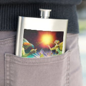 Eine Zeit, in der Ölgemälde in Umlauf gebracht wer Flachmann (Beispiel)