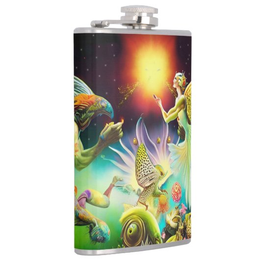 Eine Zeit, in der Ölgemälde in Umlauf gebracht wer Flachmann (Rechts)