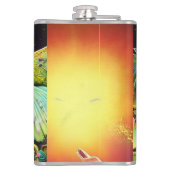 Eine Zeit, in der Ölgemälde in Umlauf gebracht wer Flachmann (Rückseite)