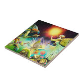 Eine Zeit, in der Ölgemälde in Umlauf gebracht wer Fliese (Seite)