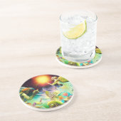 Eine Zeit, in der Ölgemälde in Umlauf gebracht wer Getränkeuntersetzer (Seite)